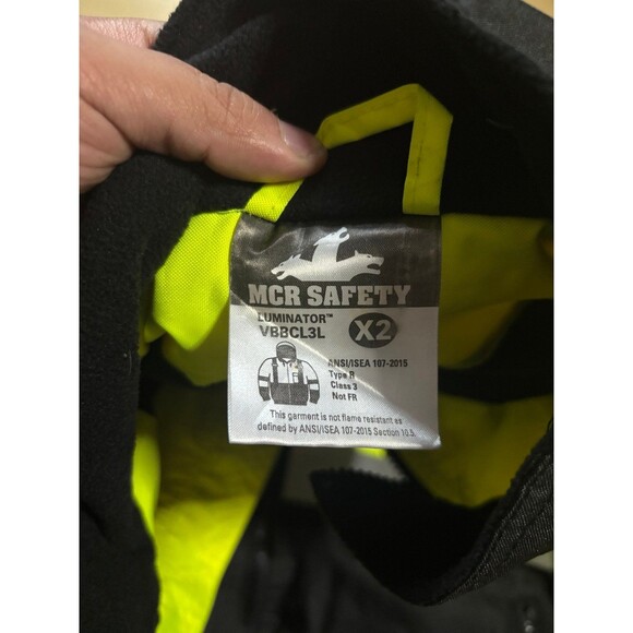 FedEx Reflective Winter MCR Safety Luminator Jacket High Res Uniform 2XL - Picture 10 of 12